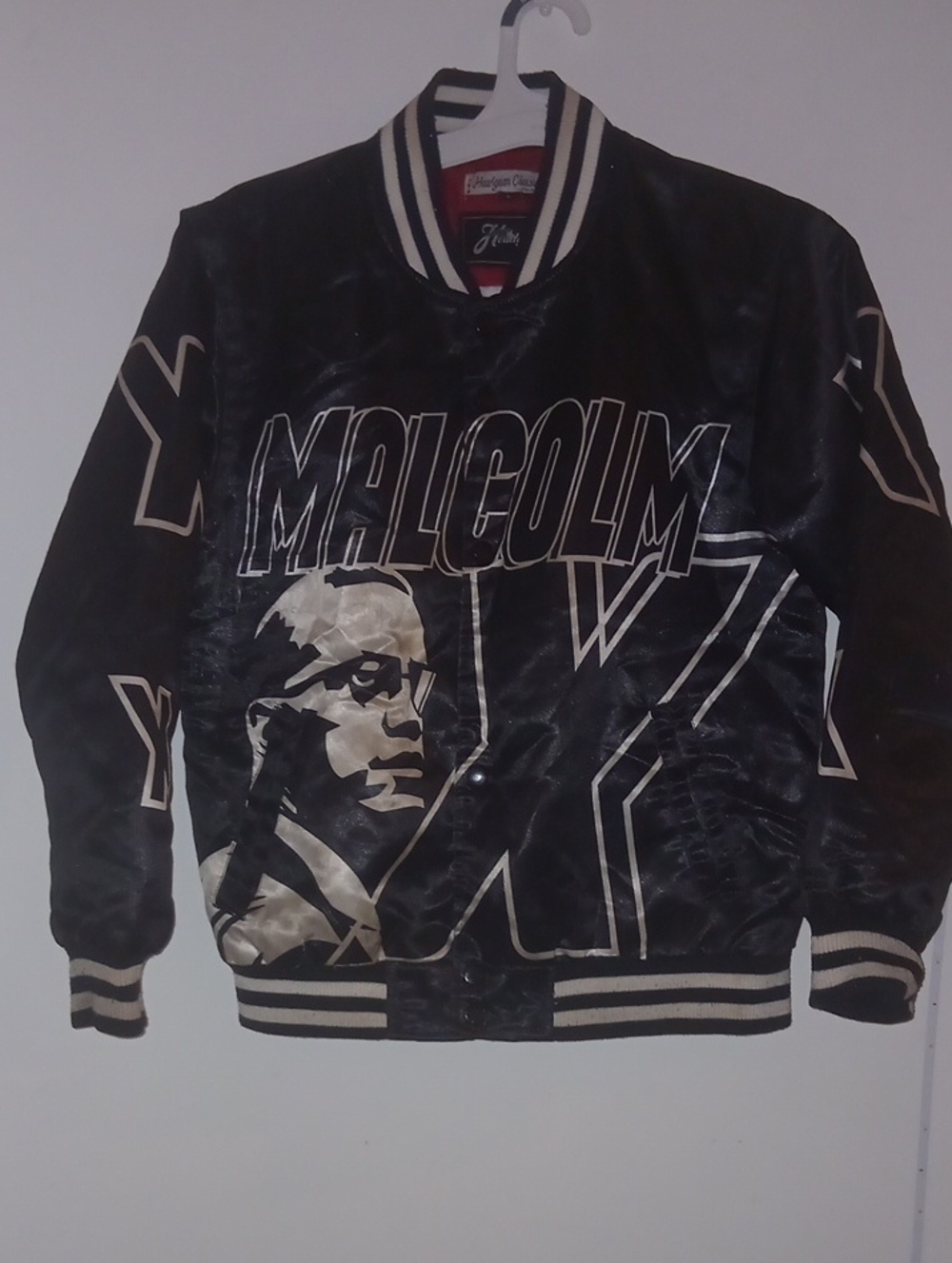 Headgear Classics Malcolm X Black & White Varsity Jacket